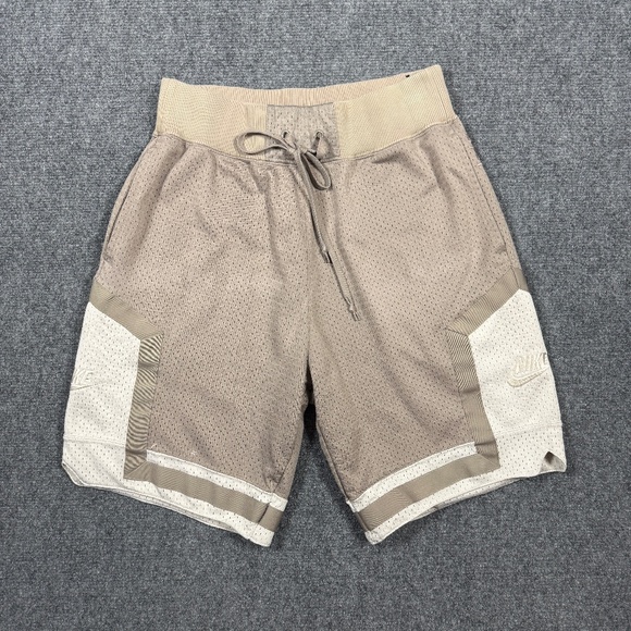Nike Sportswear Air Force AF1 Mesh Shorts Khaki Size Small - Picture 1 of 12